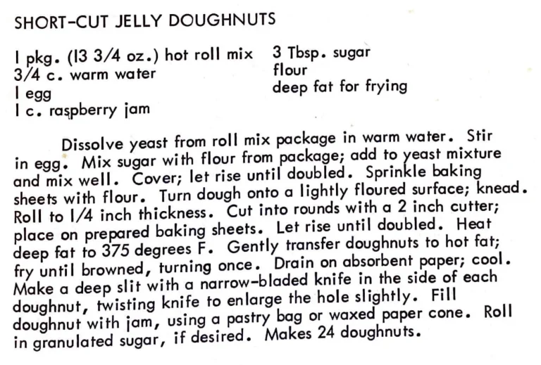 Short-Cut Jelly Doughnuts