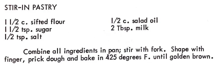 Stir-In Pastry