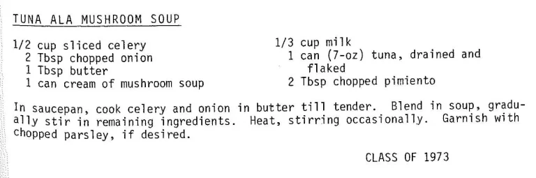 Tuna ala Mushroom Soup