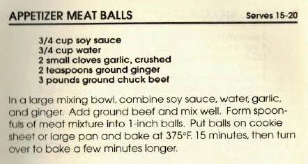 Appetizer Meat Balls