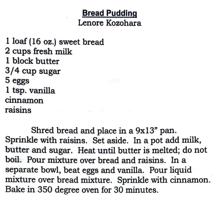 Bread Pudding