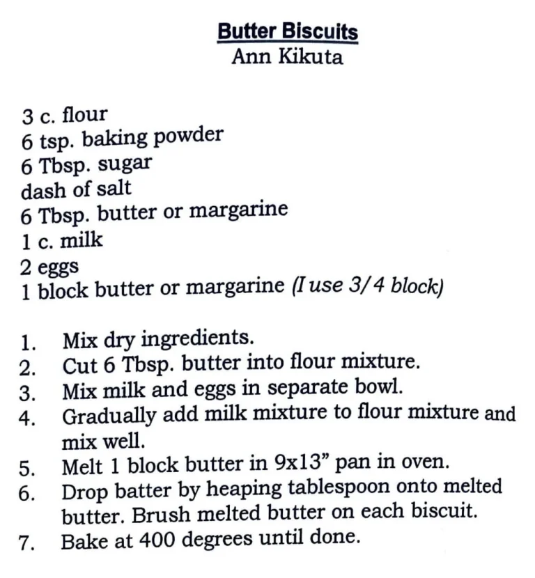 Butter Biscuits