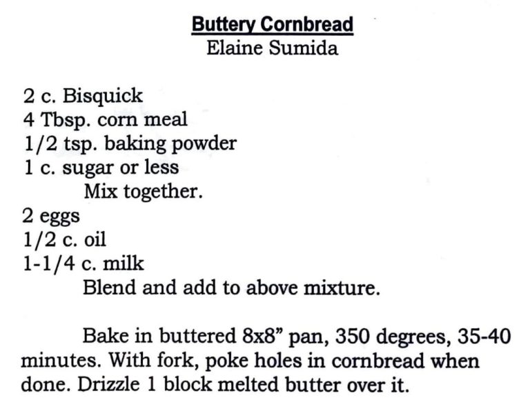 Buttery Cornbread