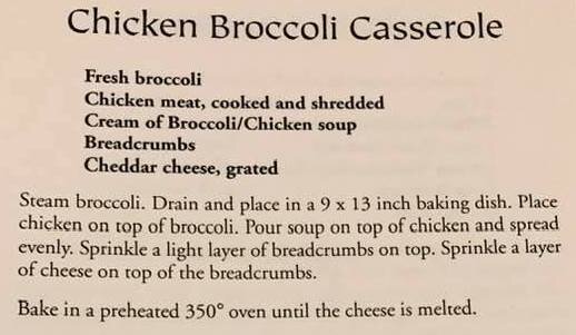 Chicken Broccoli Casserole
