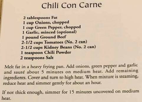 Chili Con Carne