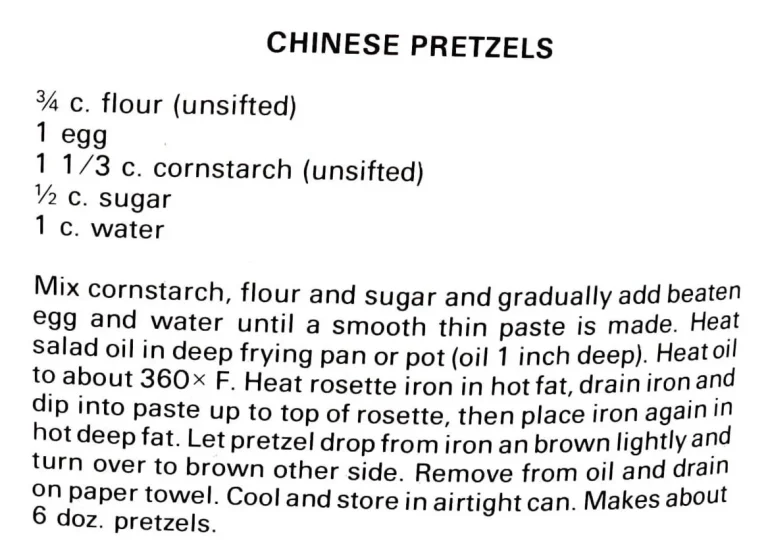 Chinese Pretzels