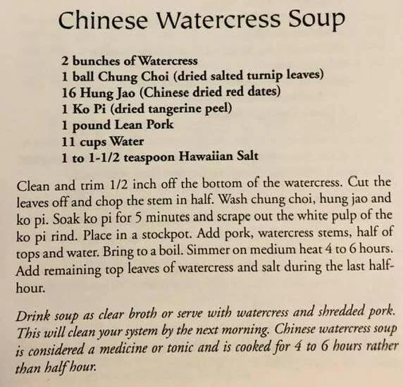 Chinese Watercress Soup