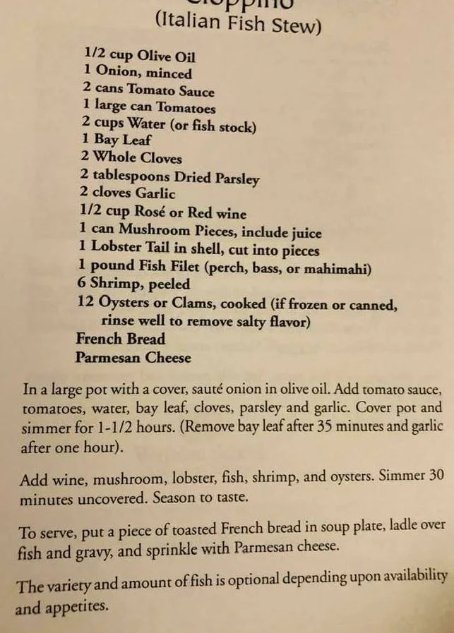 Cioppino (Italian Fish Stew)