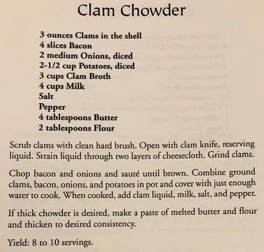 Clam Chowder