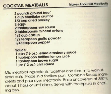 Cocktail Meatballs