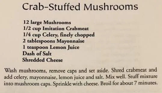 Crab-Stuffed Mushrooms