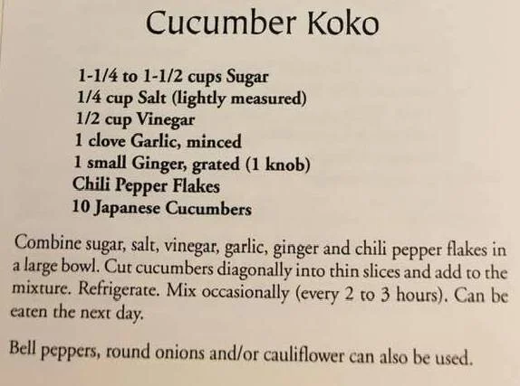 Cucumber Koko