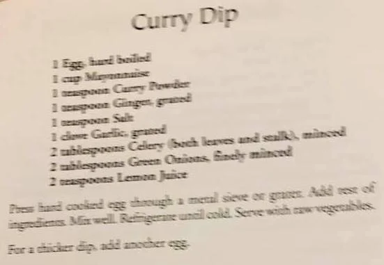 Curry Dip