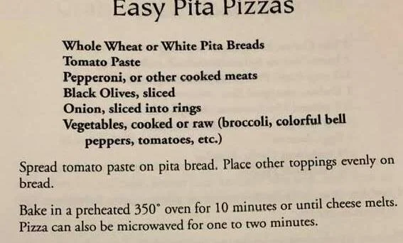 Easy Pita Pizzas