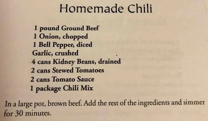 Homemade Chili