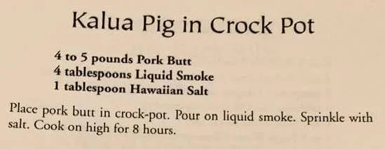 Kalua Pig in Crock Pot