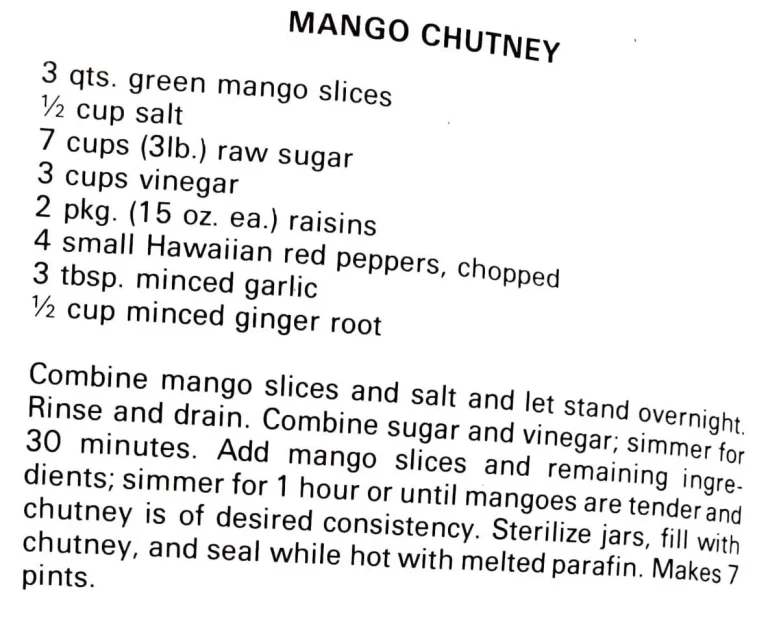 Mango Chutney