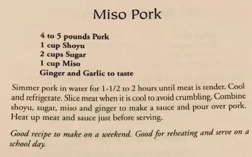 Miso Pork
