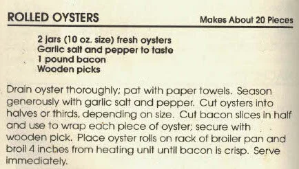 Rolled Oysters