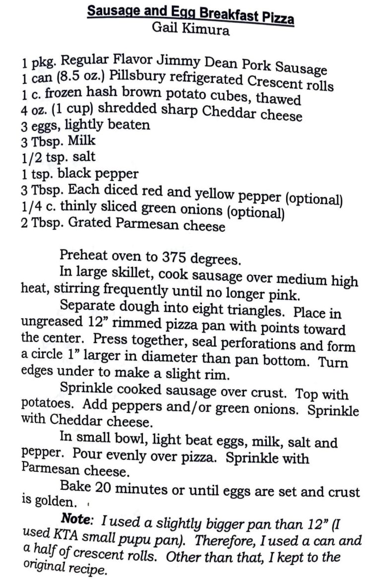 Sausage and Egg Breakfast Pizza