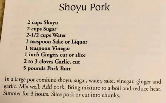 Shoyu Pork