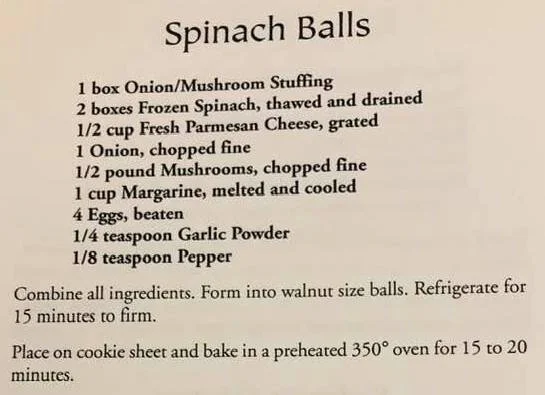 Spinach Balls