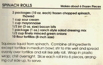 Spinach Rolls