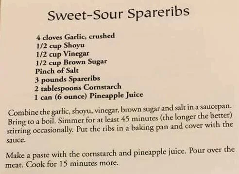 Sweet-Sour Spareribs