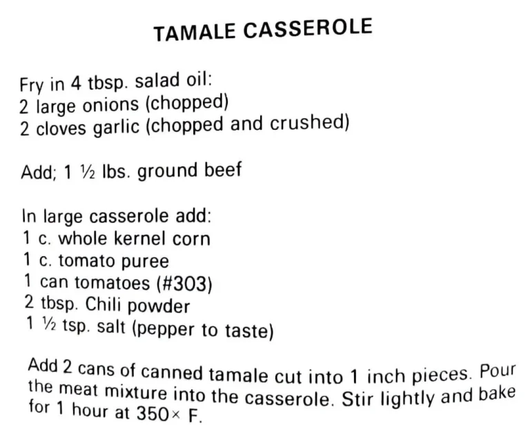 Tamale Casserole