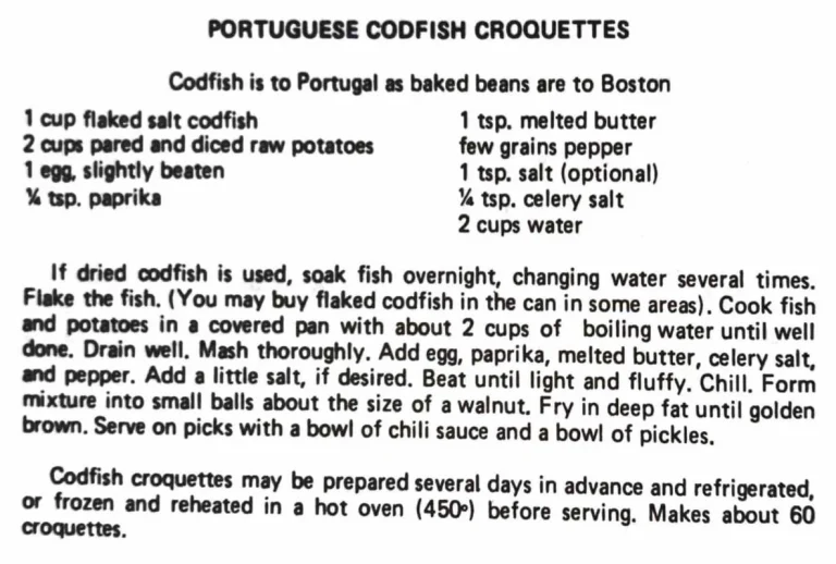 Portugese Codfish Croquettes
