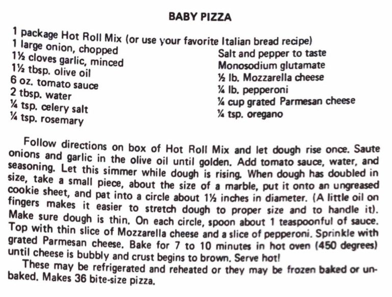 Baby Pizza
