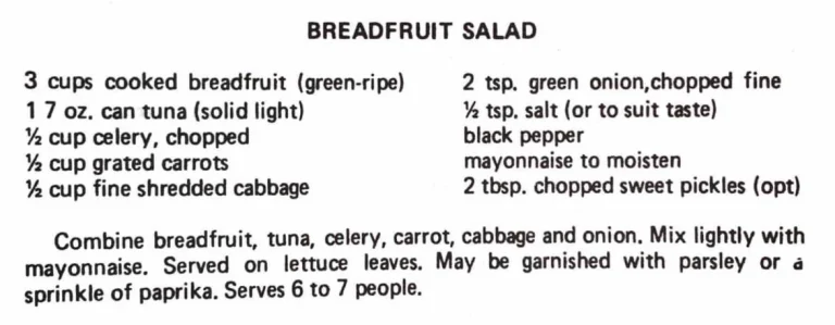 Breadfruit Salad