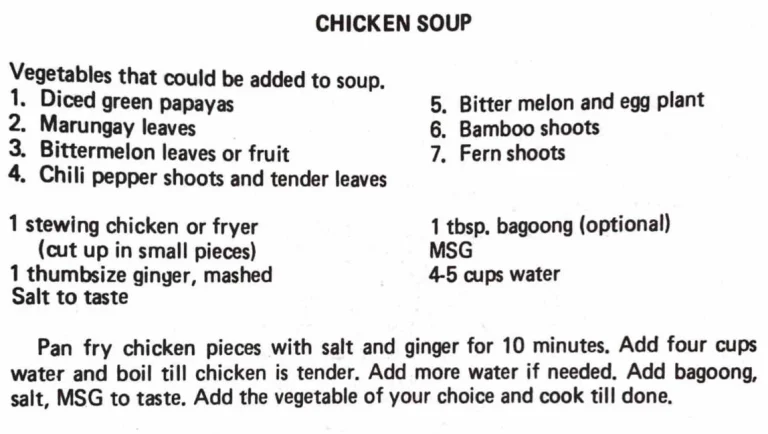 Chicken Soup