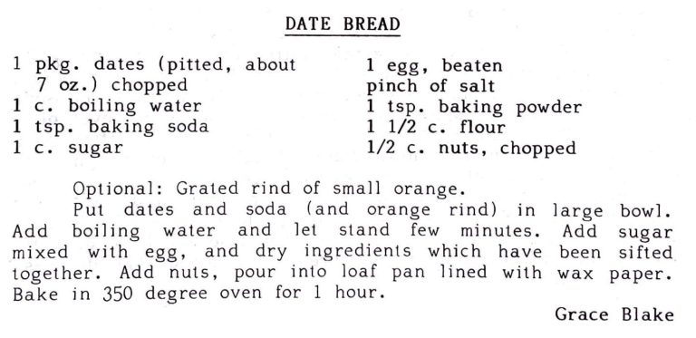 Date Bread