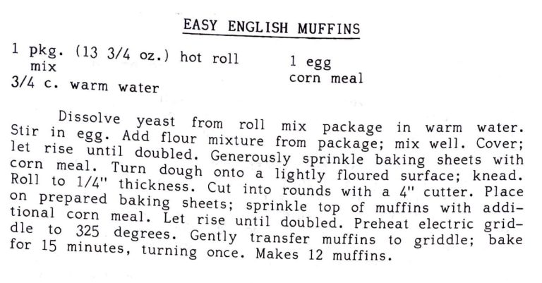 Easy English Muffins