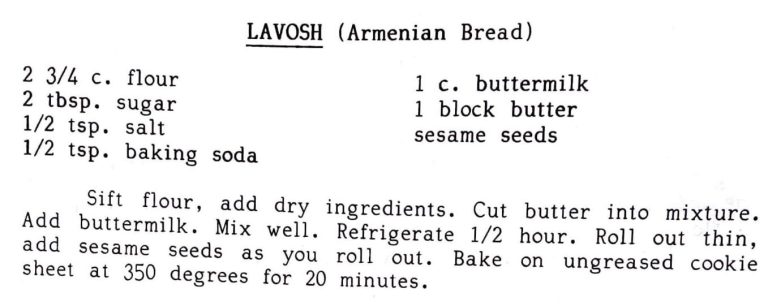 Lavosh (Armenian Bread)