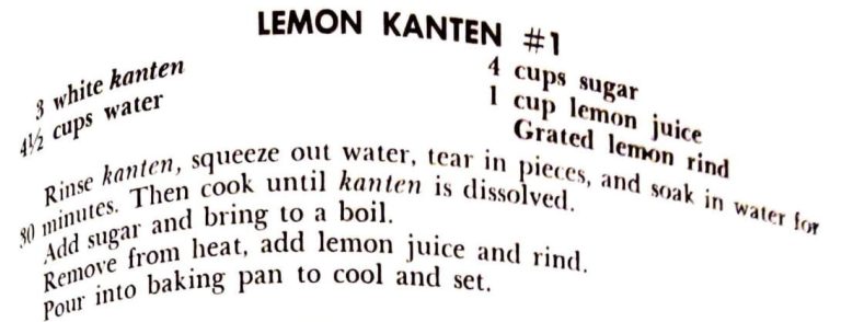 Lemon Kanten