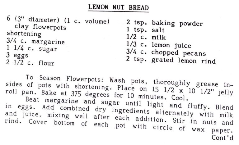 Lemon Nut Bread