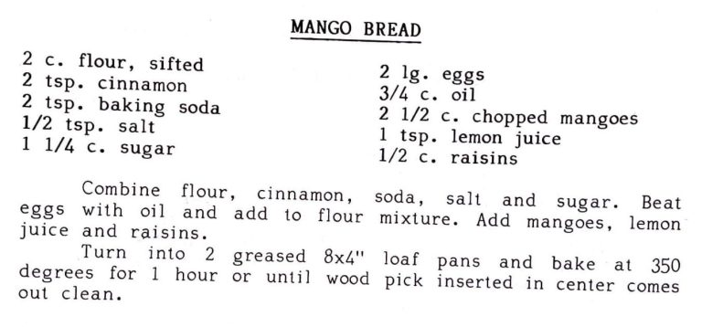 Mango Bread
