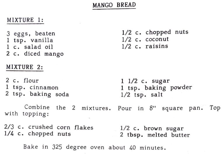 Mango Bread #2