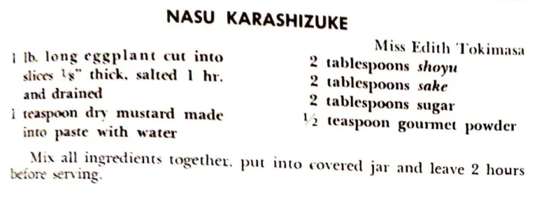 Nasu Karashizuke