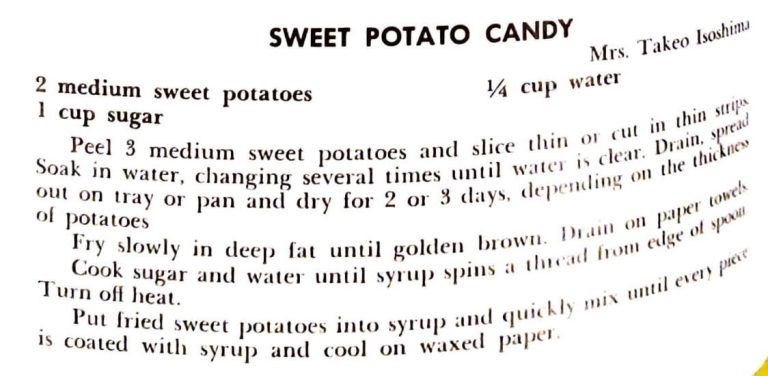 Sweet Potato Candy