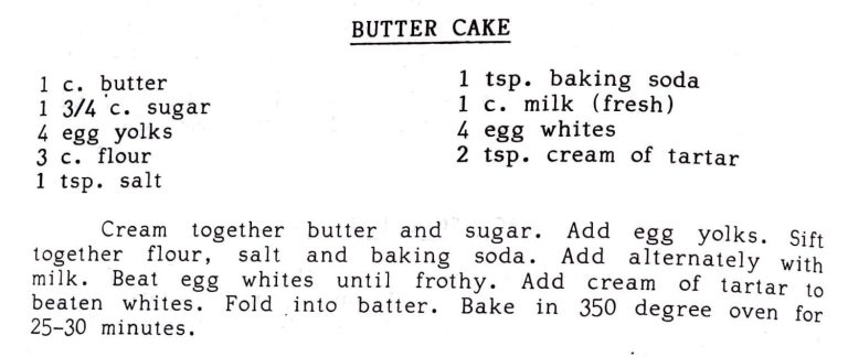 Butter Cake