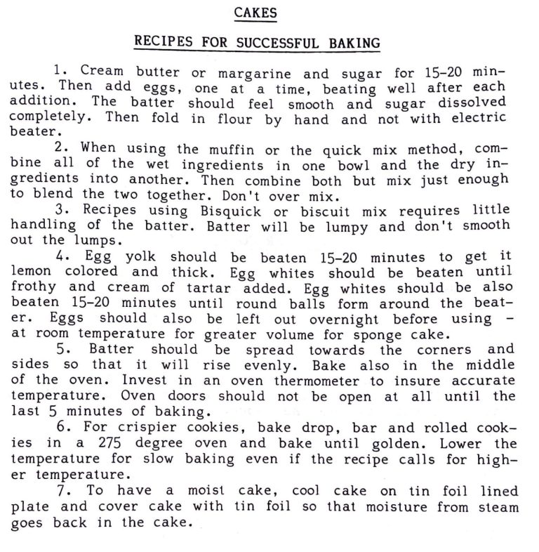 Cakes: Recipes for Successful Baking