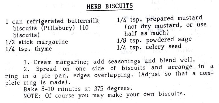 Herb Biscuits
