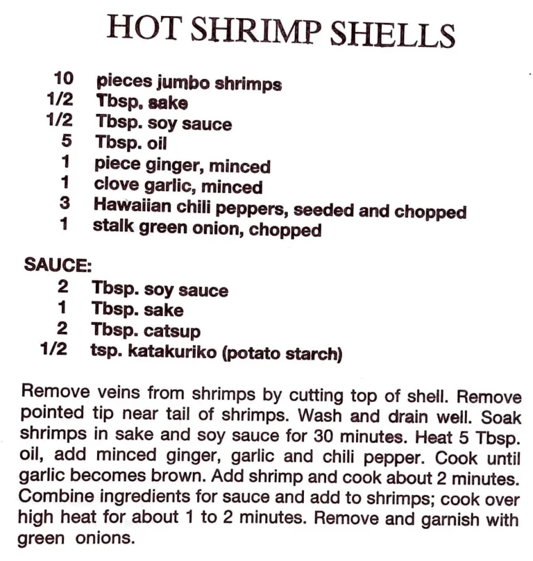 Hot Shrimp Shells