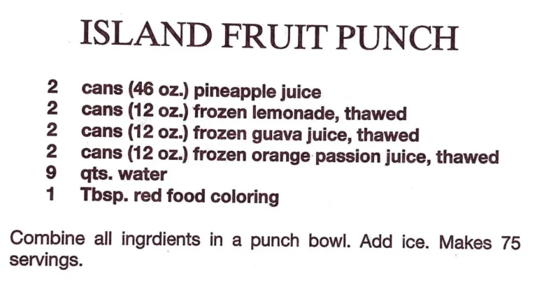Island Fruit Punch