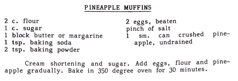 Pineapple Muffins