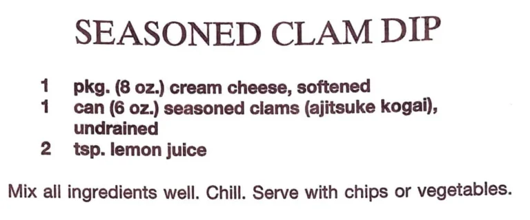 Seasoned Clam Dip