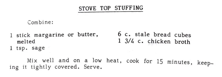 Stove Top Stuffing
